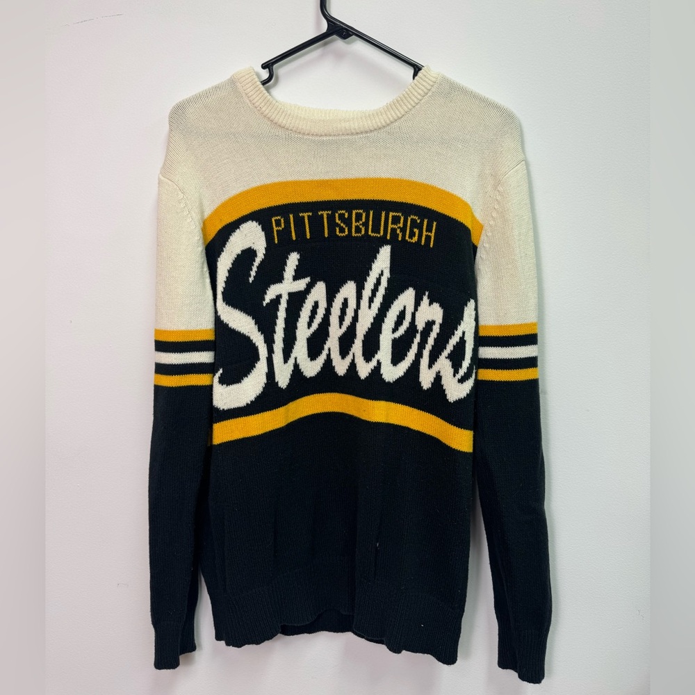 Vintage Style Pittsburgh Steelers Sweater by Junk Food, Small